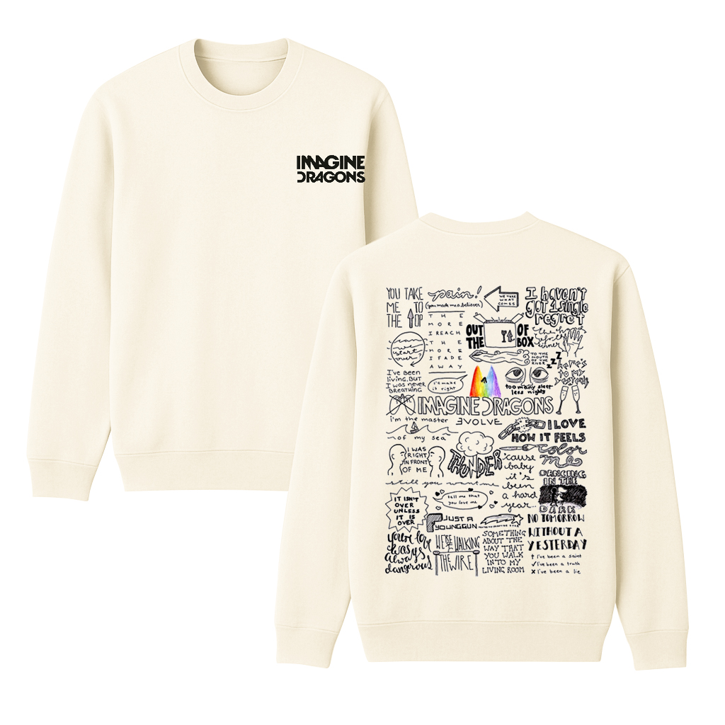 Imagine Dragons Fans Unisex Cotton Creneck Sweatshirt