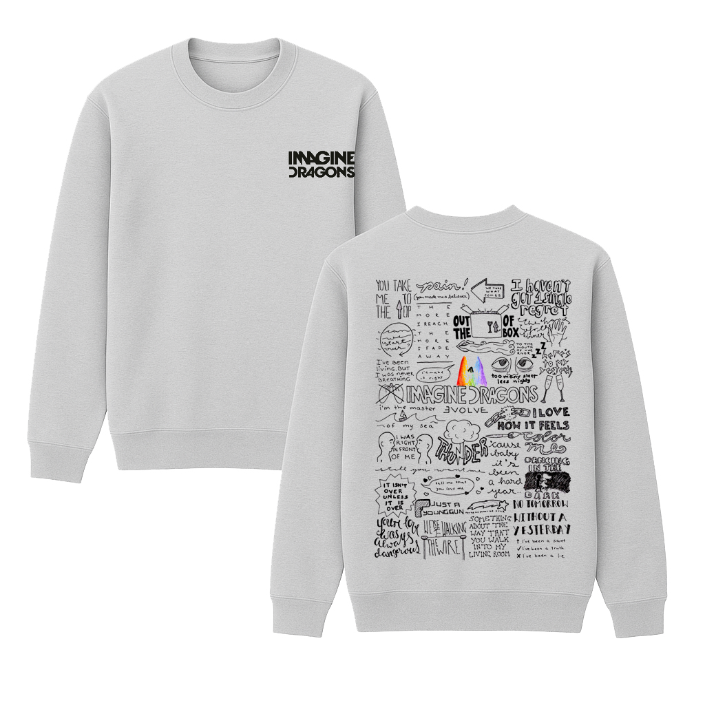 Imagine Dragons Fans Unisex Cotton Creneck Sweatshirt