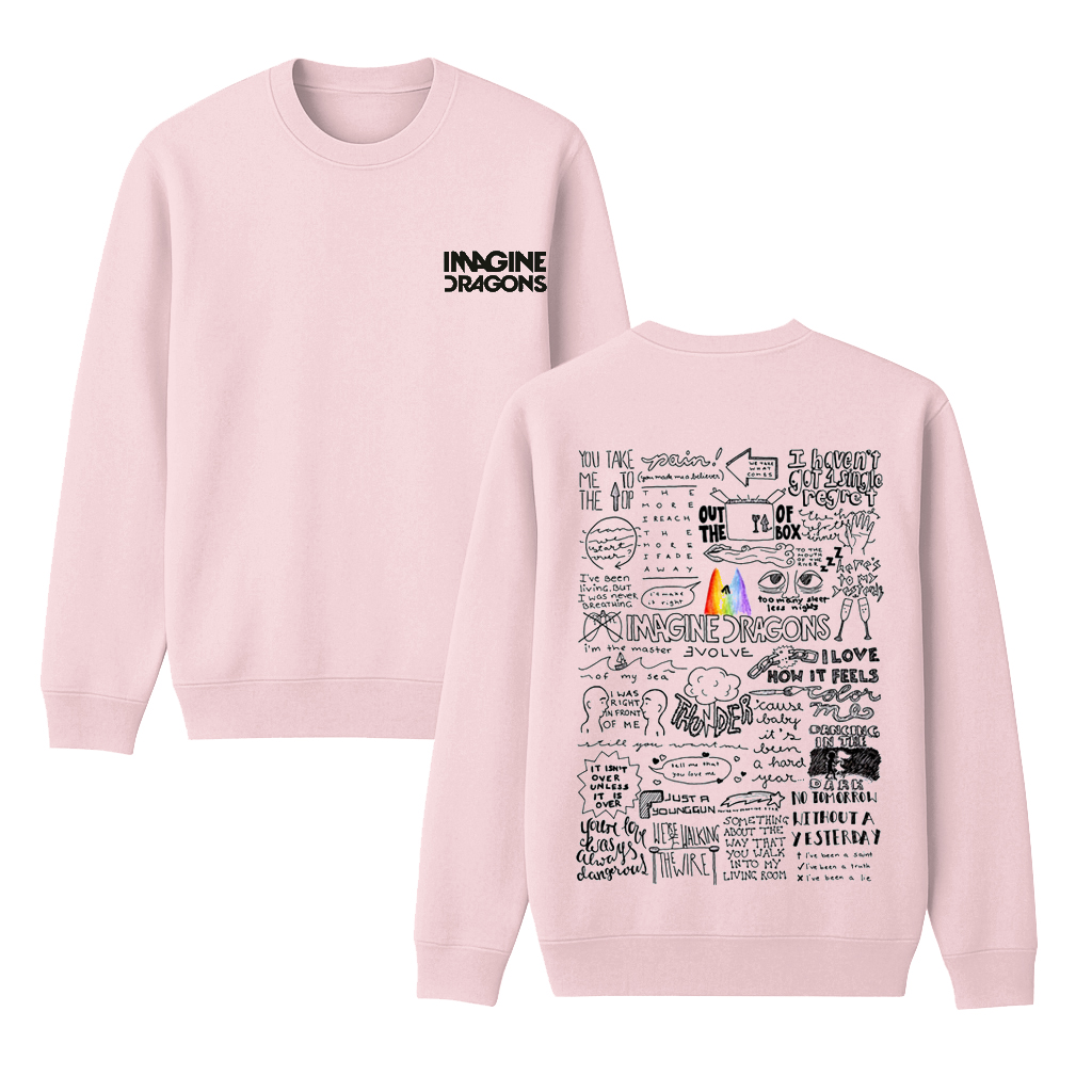 Imagine Dragons Fans Unisex Cotton Creneck Sweatshirt