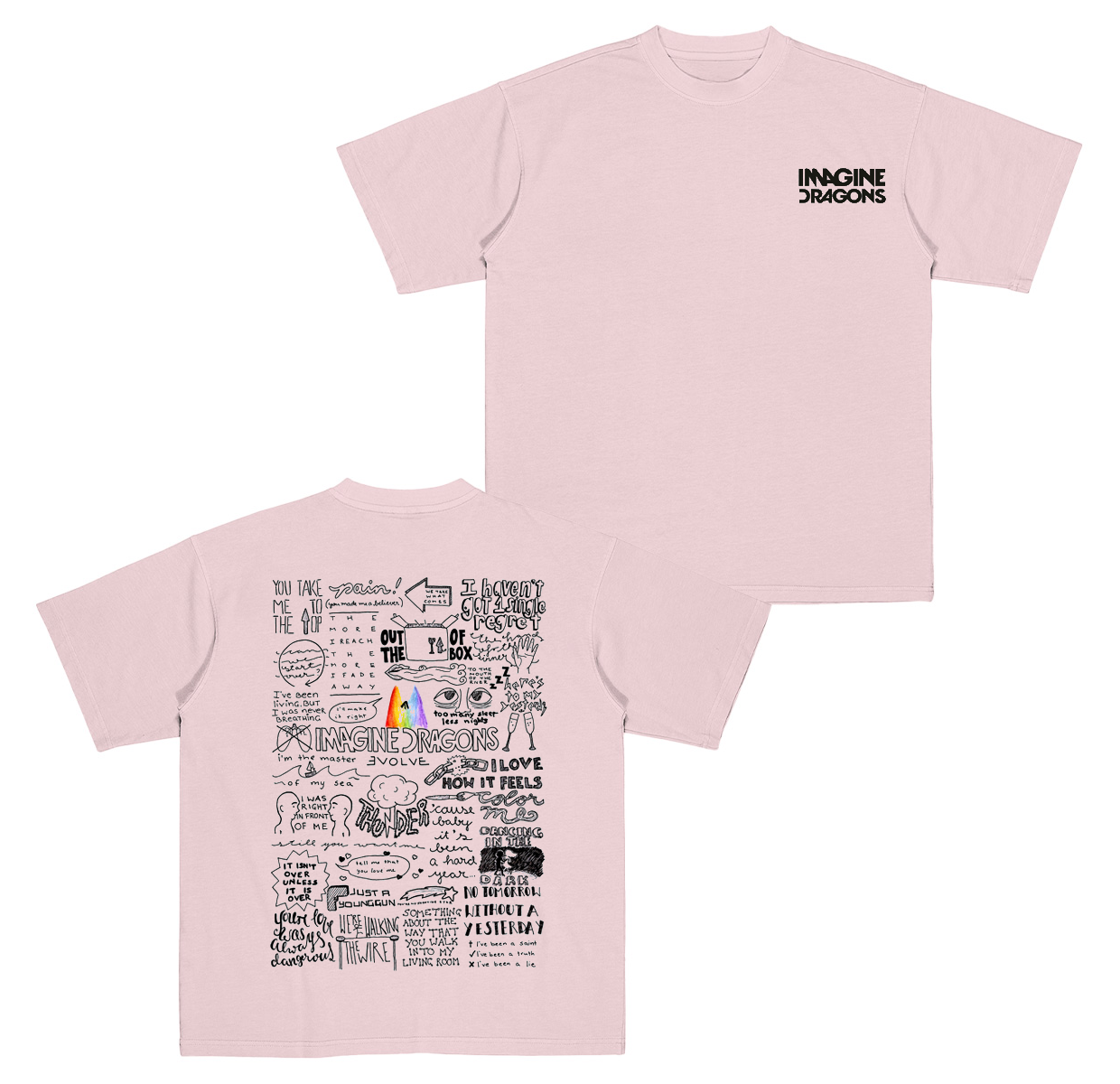 Imagine Dragons Fans Cotton Unisex T-shirt