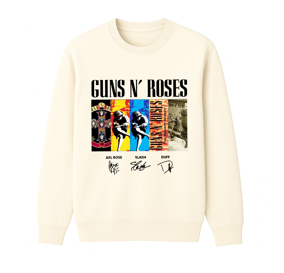 Guns N' Roses fans Unisex Cotton Creneck Sweatshirt