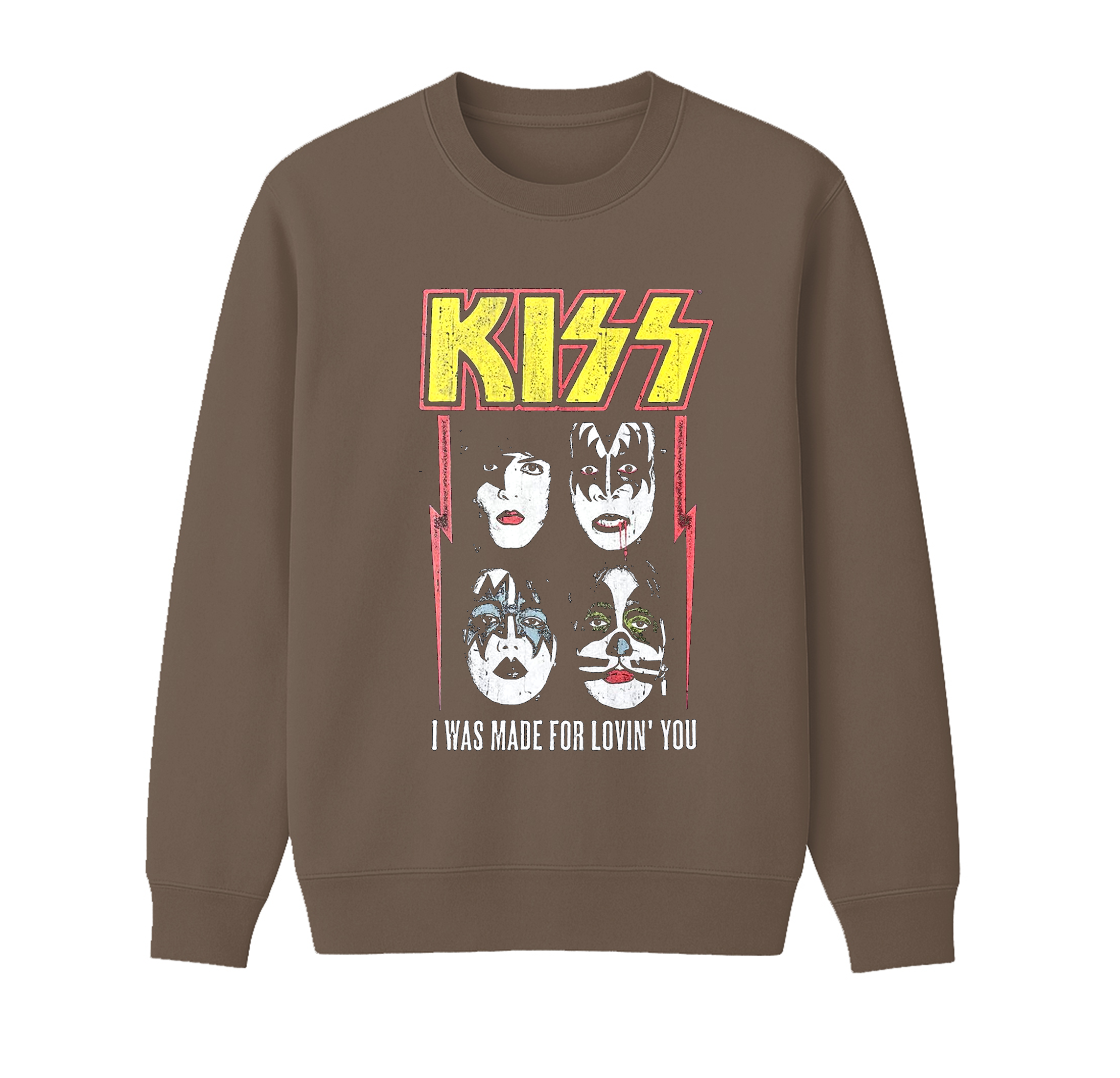 KISS Band Unisex Cotton Creneck Sweatshirt
