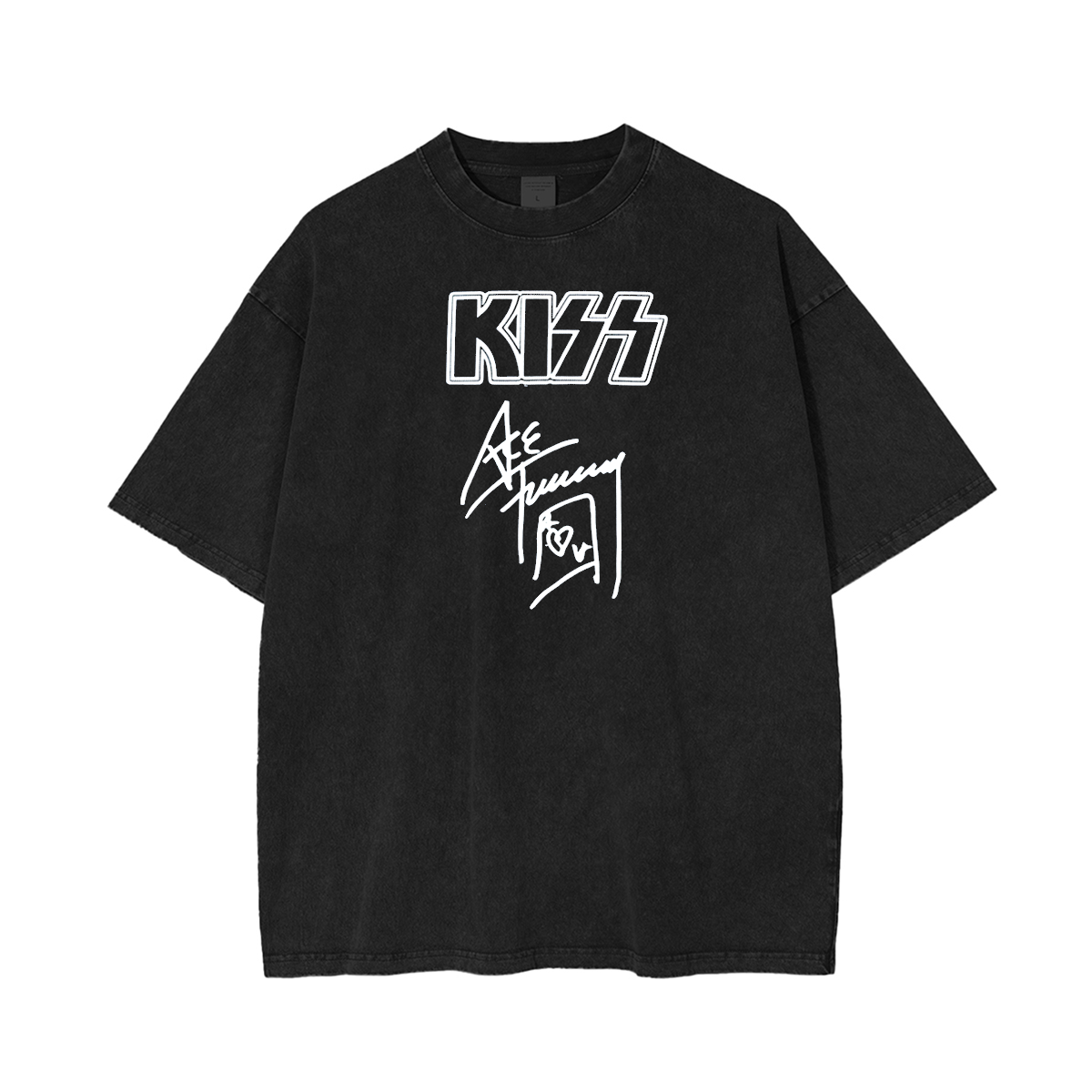 Ace Frehley Kiss Band Washed Unisex T-Shirt