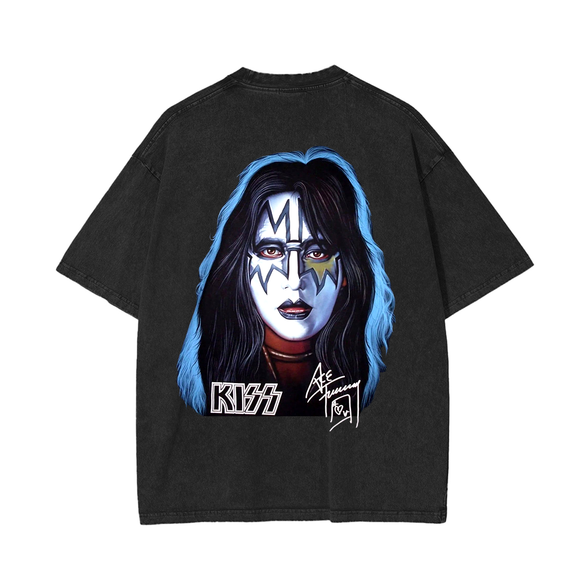 Ace Frehley Kiss Band Washed Unisex T-Shirt