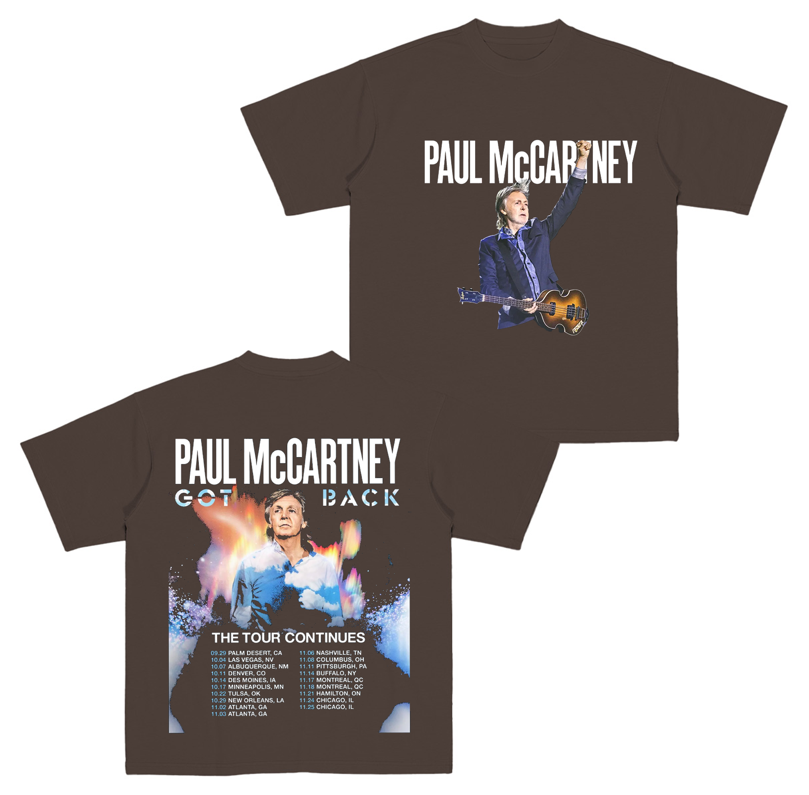 Paul McCartney Tour,The Beatles Fan Gift Cotton Unisex T-shirt