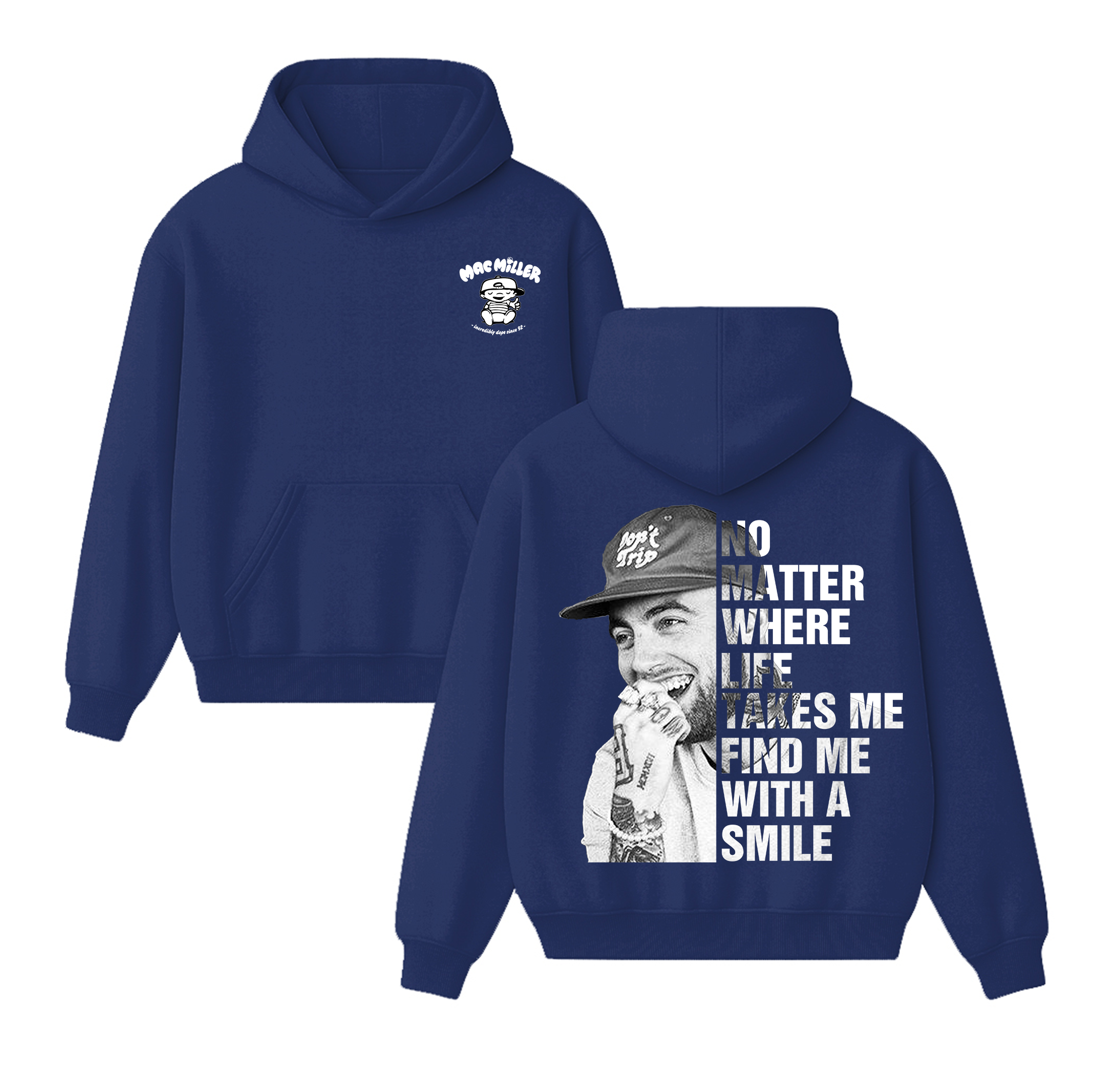 Mac Miller Unisex Cotton Hoodie