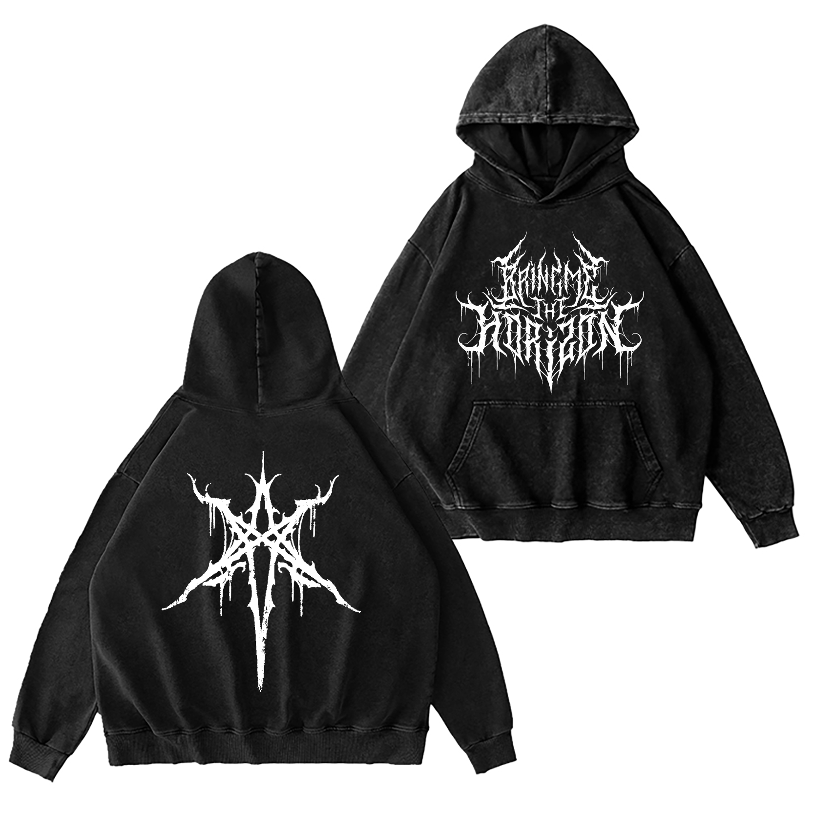 Bring Me The Horizon Unisex Washed Hoodie