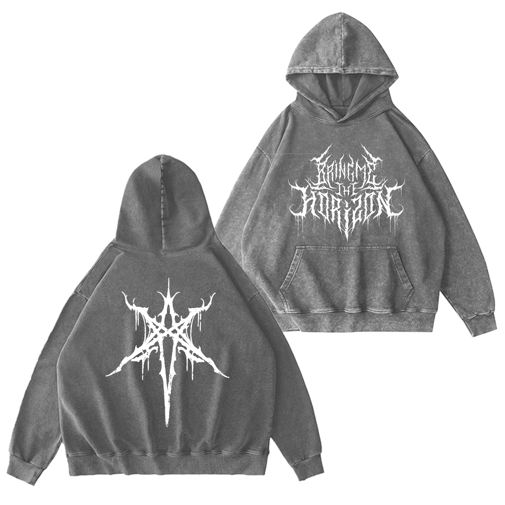 Bring Me The Horizon Unisex Washed Hoodie