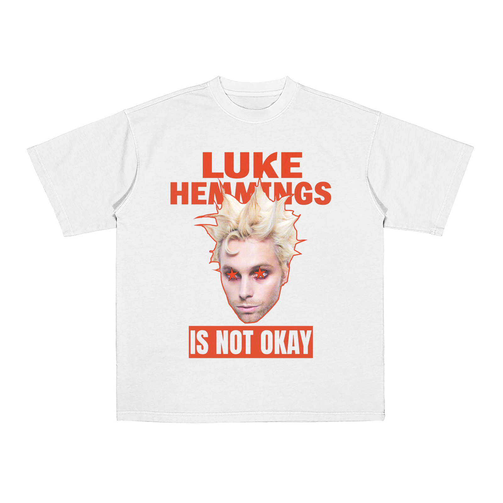 [Copy]5 Seconds of Summer,Luke Hemmings Cotton Unisex T-shirt