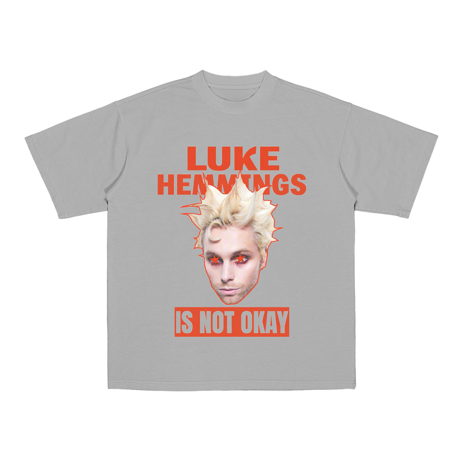[Copy]5 Seconds of Summer,Luke Hemmings Cotton Unisex T-shirt