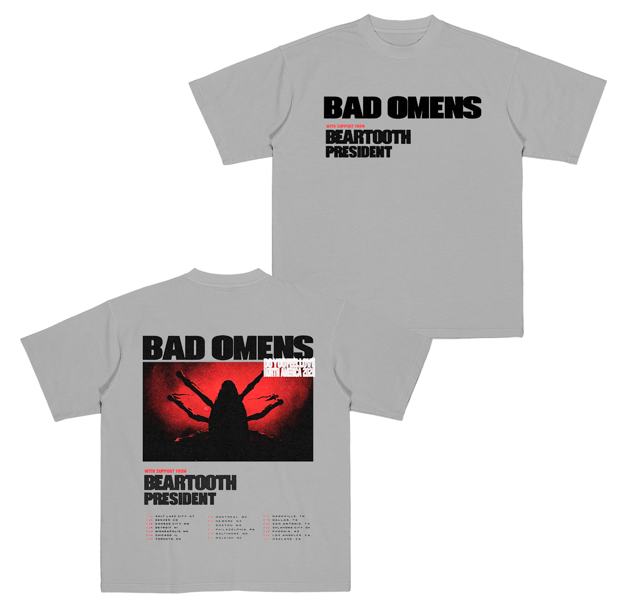 Bad Omens NORTH AMERICA 2026 Tour Cotton Unisex T-shirt