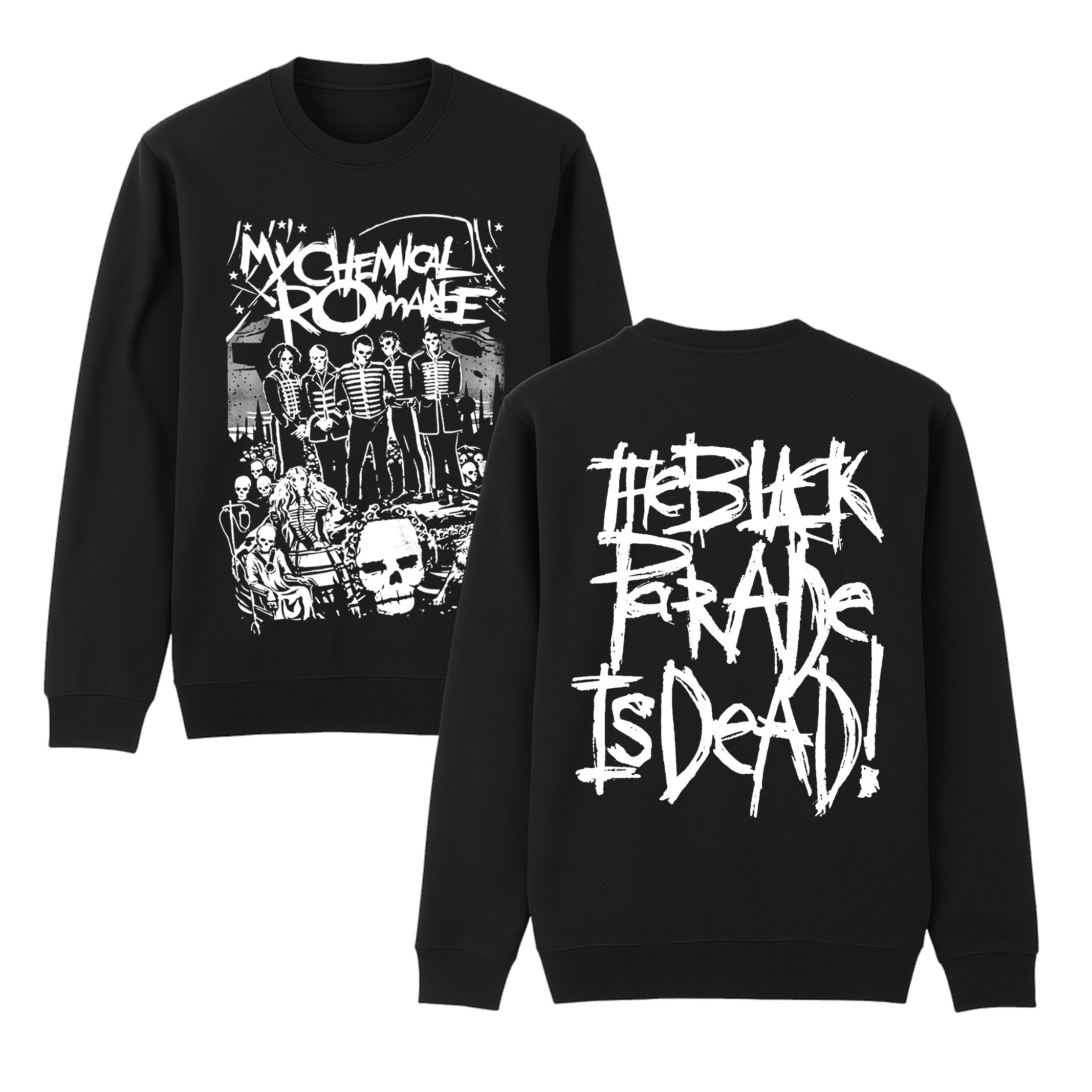 My Chemical Romance,The Black Parade Unisex Cotton Creneck Sweatshirt