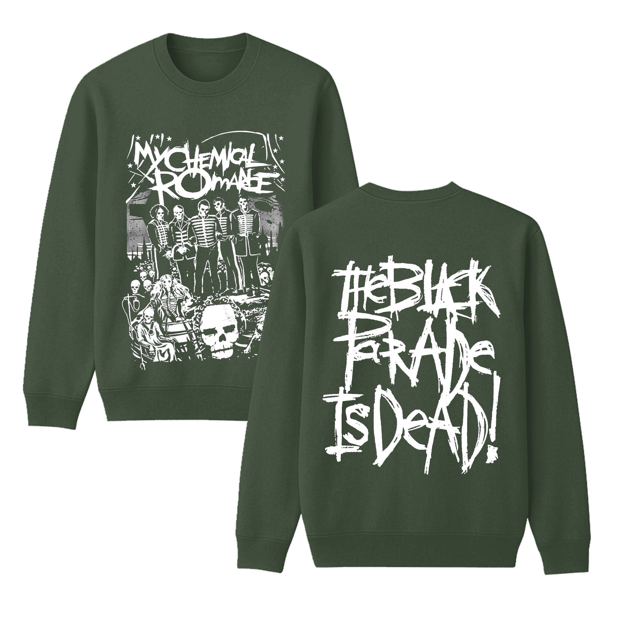 My Chemical Romance,The Black Parade Unisex Cotton Creneck Sweatshirt