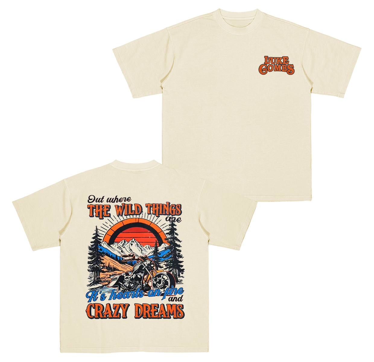 Luke Combs Cotton Unisex T-shirt