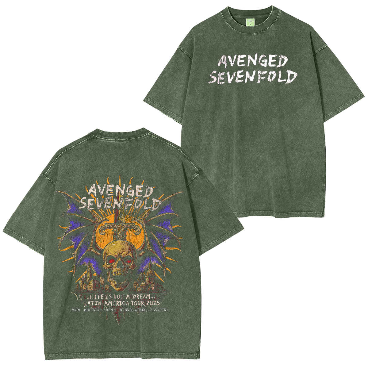 Avenged Sevenfold Washed Unisex T-Shirt