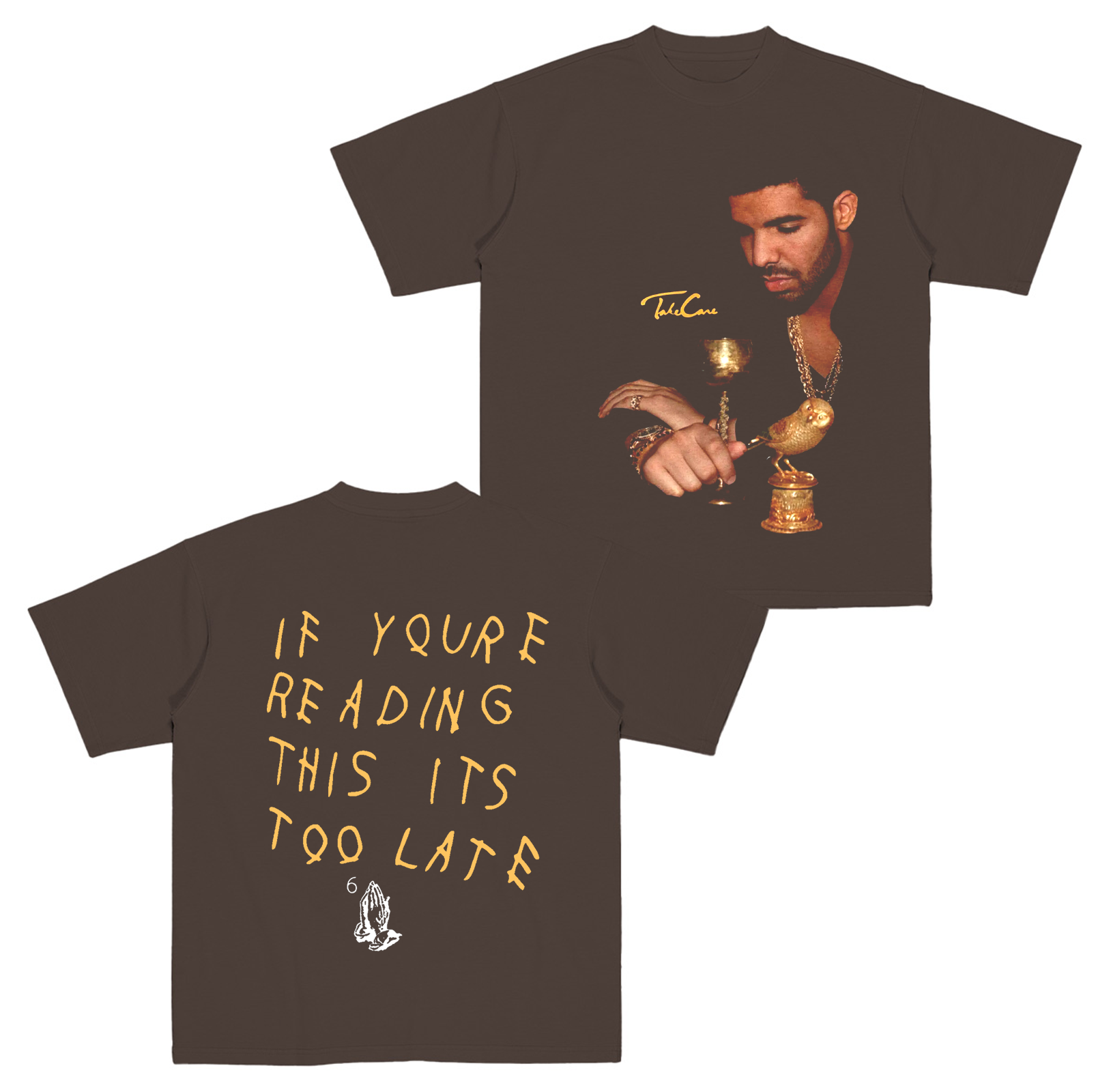 Drake Take Care Cotton Unisex T-shirt