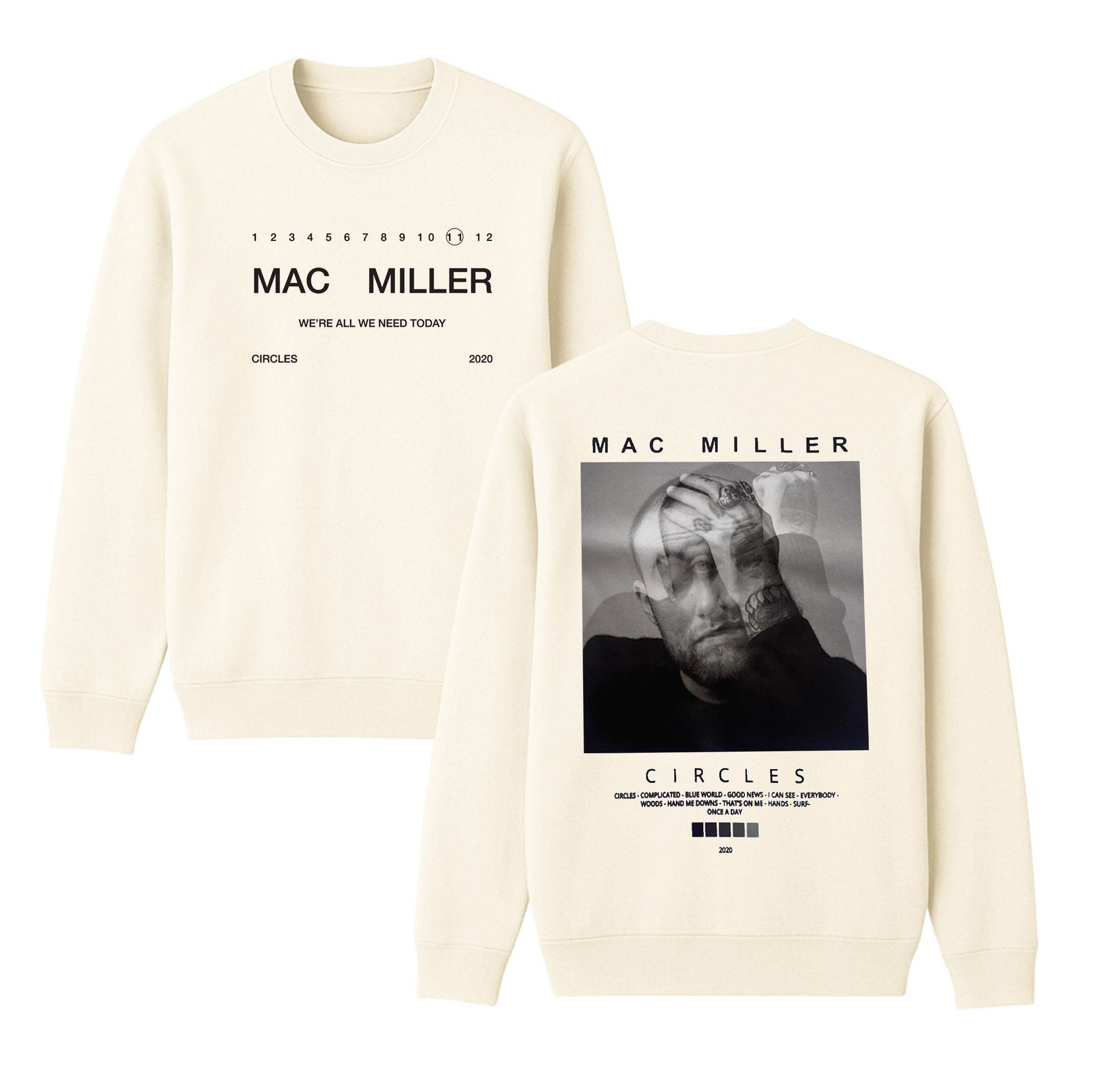 Mac Miller Unisex Cotton Creneck Sweatshirt