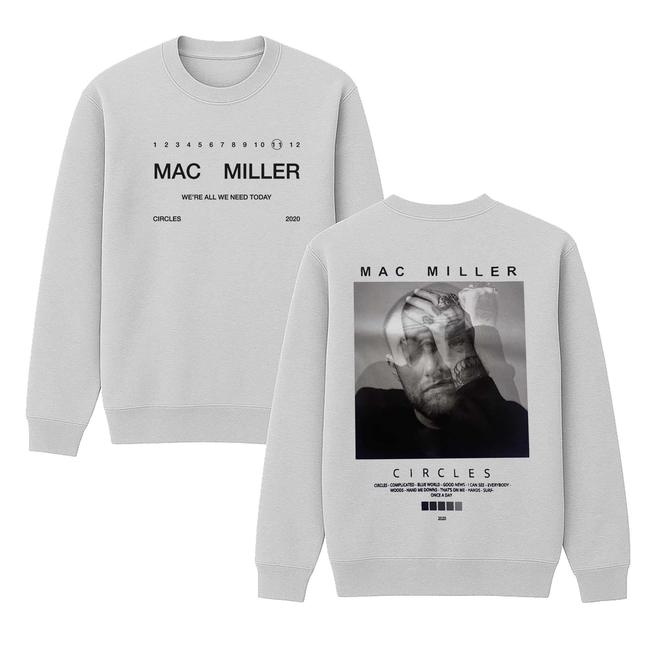 Mac Miller Unisex Cotton Creneck Sweatshirt