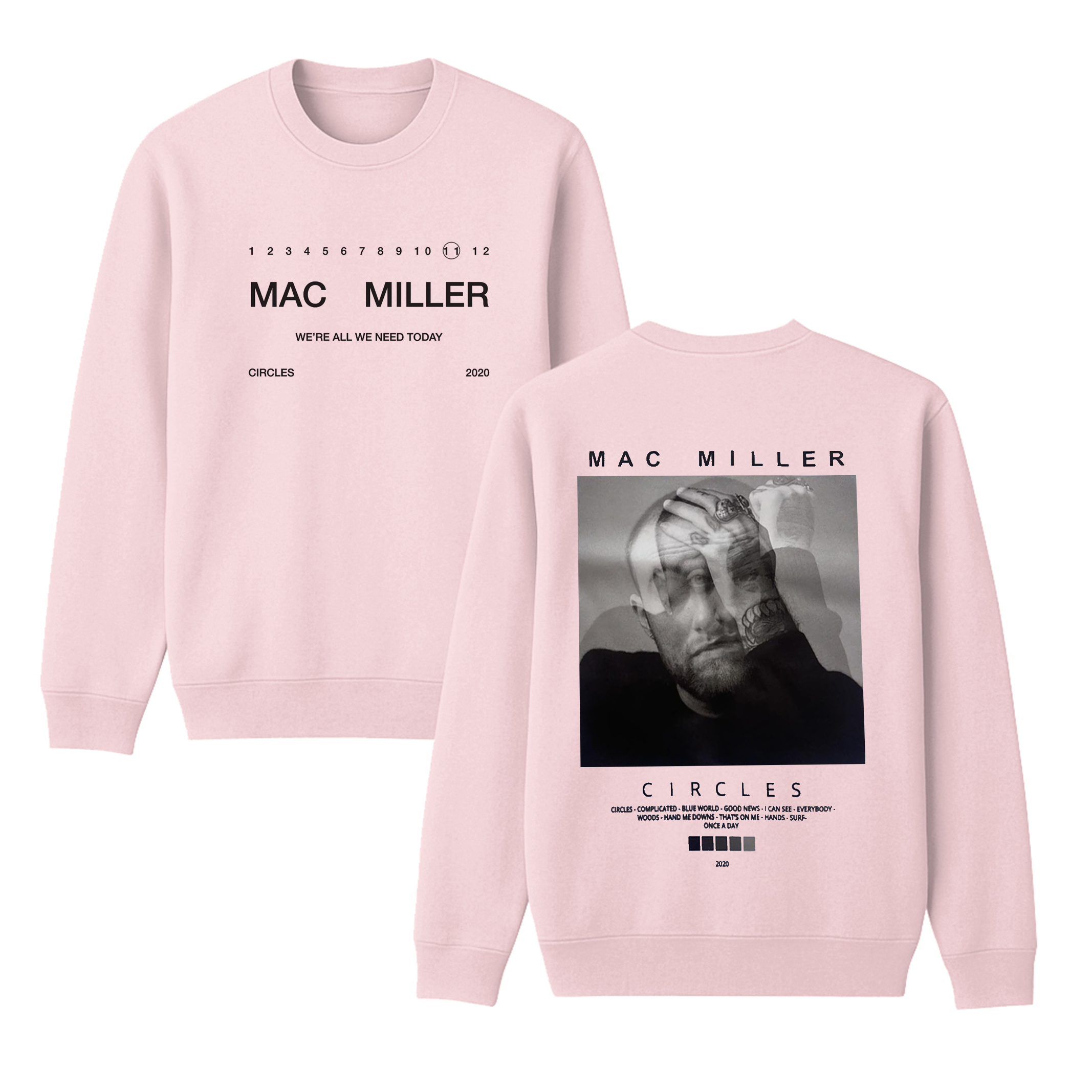 Mac Miller Unisex Cotton Creneck Sweatshirt