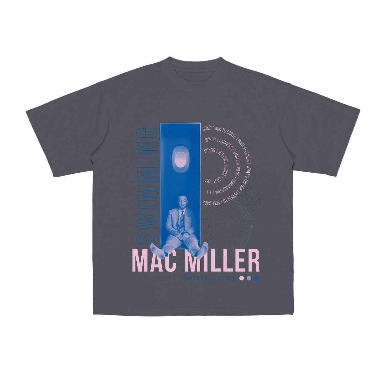 Swimming Miller Album Cotton Unisex T-shirt