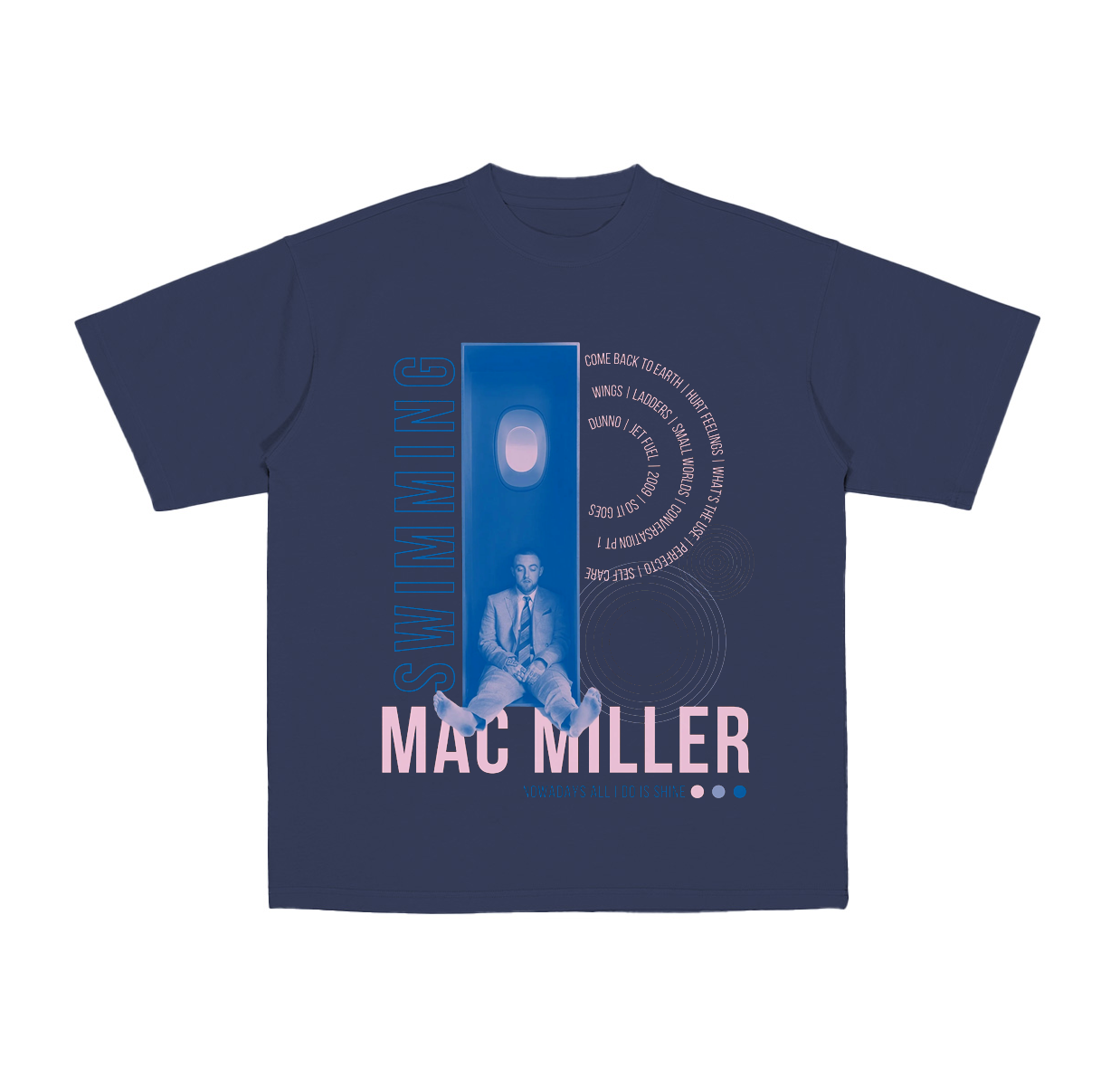 Swimming Miller Album Cotton Unisex T-shirt