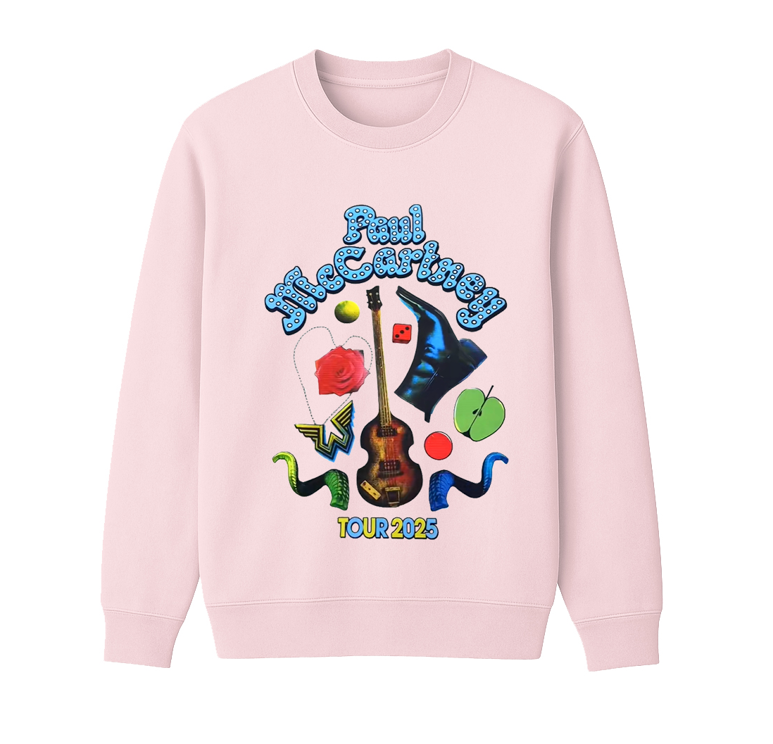 Paul McCartney 2025 Tour  Unisex Cotton Creneck Sweatshirt