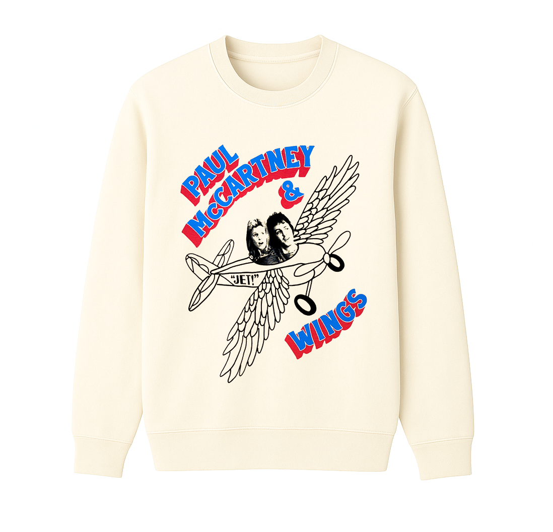 Paul McCartney Unisex Cotton Creneck Sweatshirt