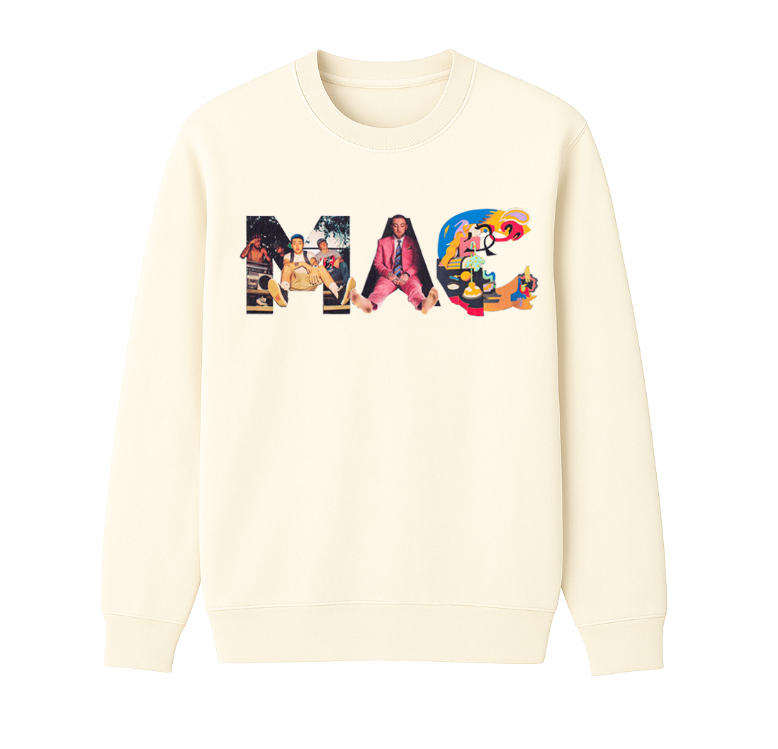 Mac Miller Unisex Cotton Creneck Sweatshirt