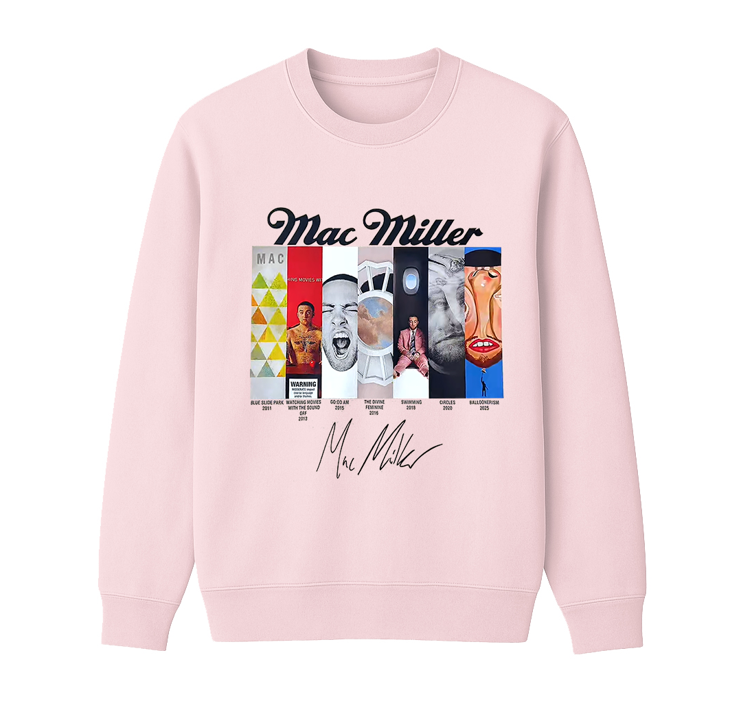 Mac Miller Fans Unisex Cotton Creneck Sweatshirt