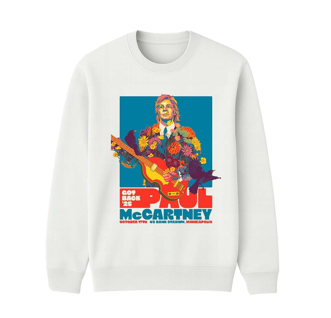 Paul McCartney Fans Unisex Cotton Creneck Sweatshirt