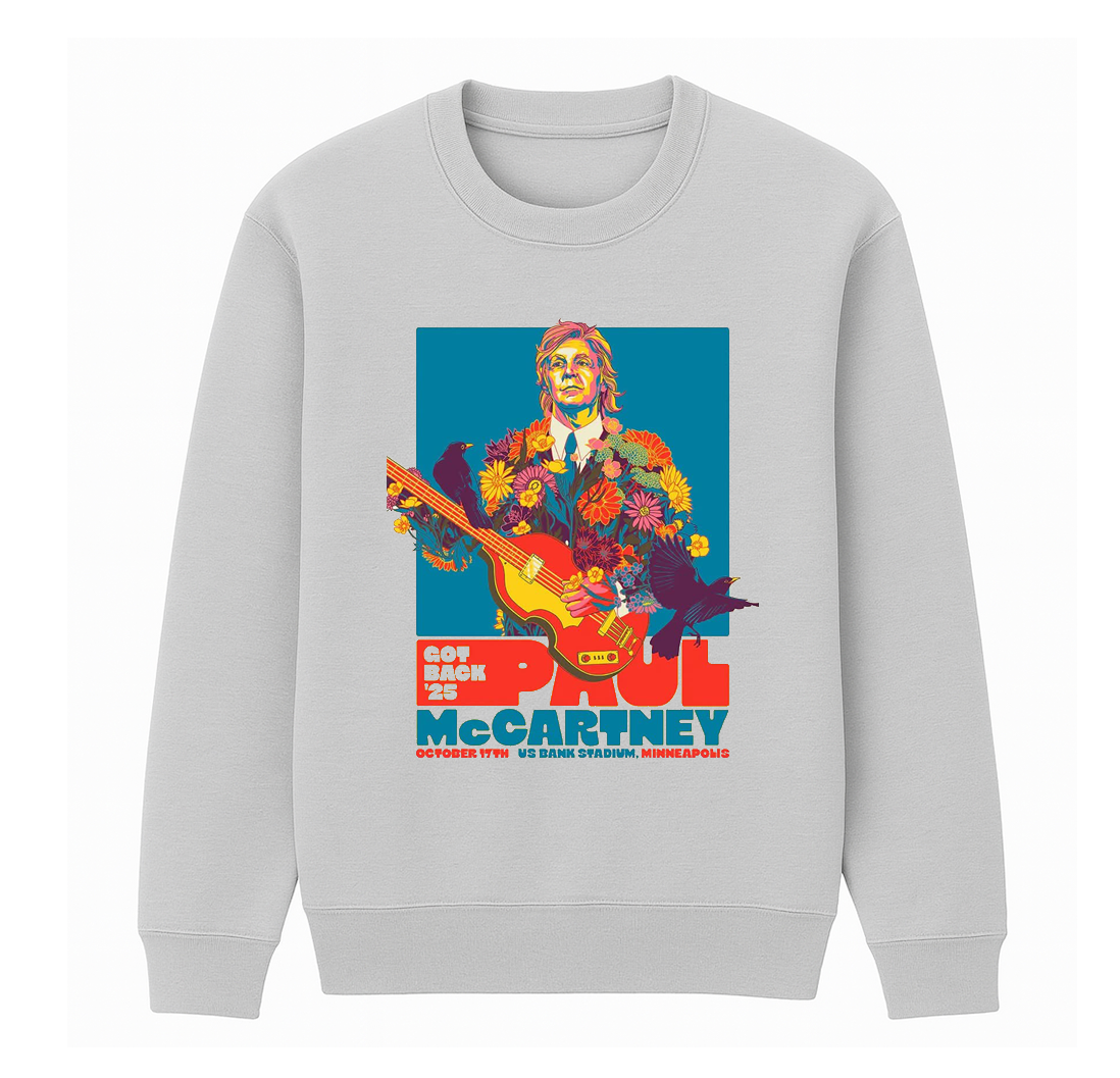 Paul McCartney Fans Unisex Cotton Creneck Sweatshirt