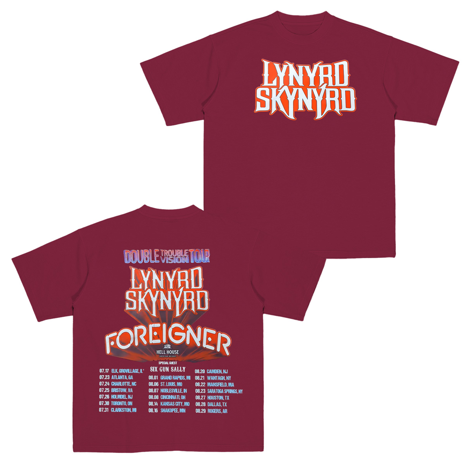 Lynyrd Skynyrd 2026 tour Cotton Unisex T-shirt