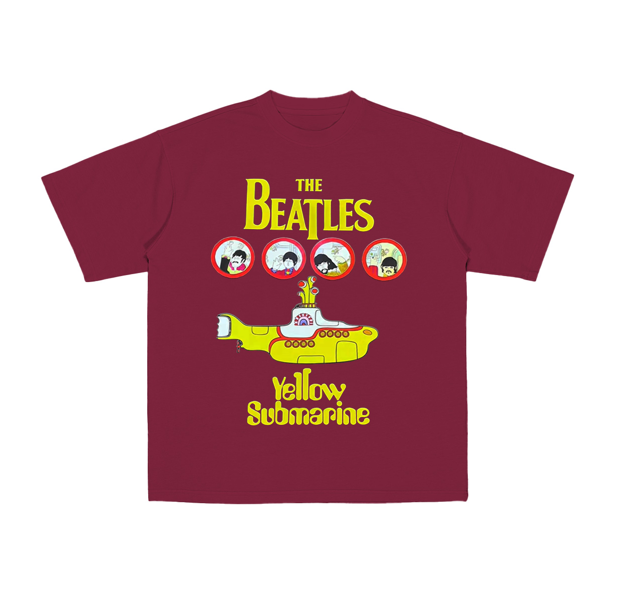 THE BEATLES,YELLOW SUBMARINE Cotton Unisex T-shirt