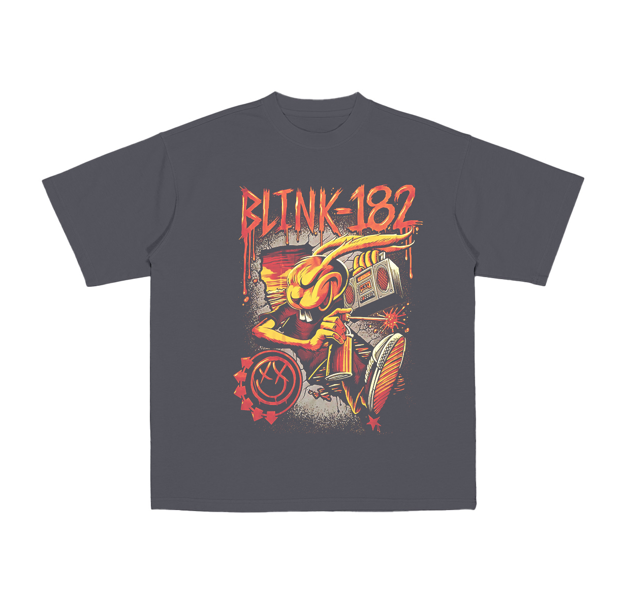 Blink 182 Rabbit Always Blink 182 Simple Cotton Unisex T-shirt