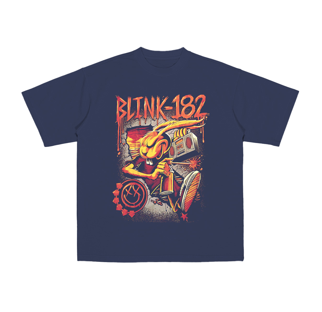 Blink 182 Rabbit Always Blink 182 Simple Cotton Unisex T-shirt