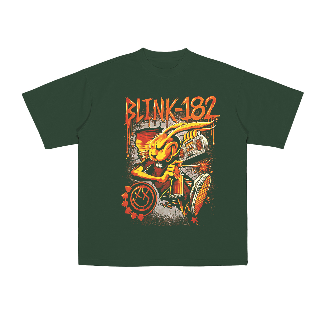 Blink 182 Rabbit Always Blink 182 Simple Cotton Unisex T-shirt