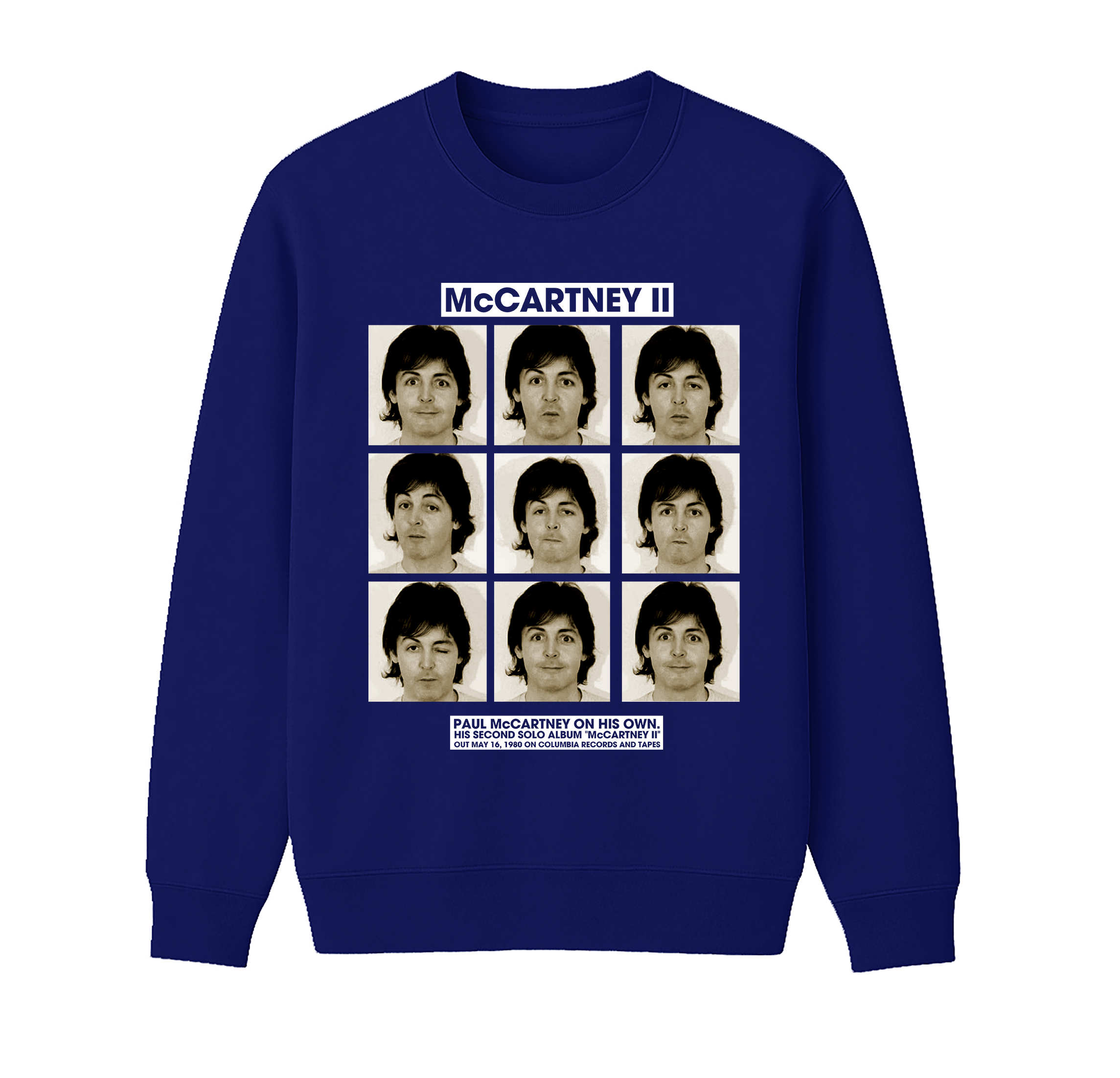 Paul McCartney  Unisex Cotton Creneck Sweatshirt
