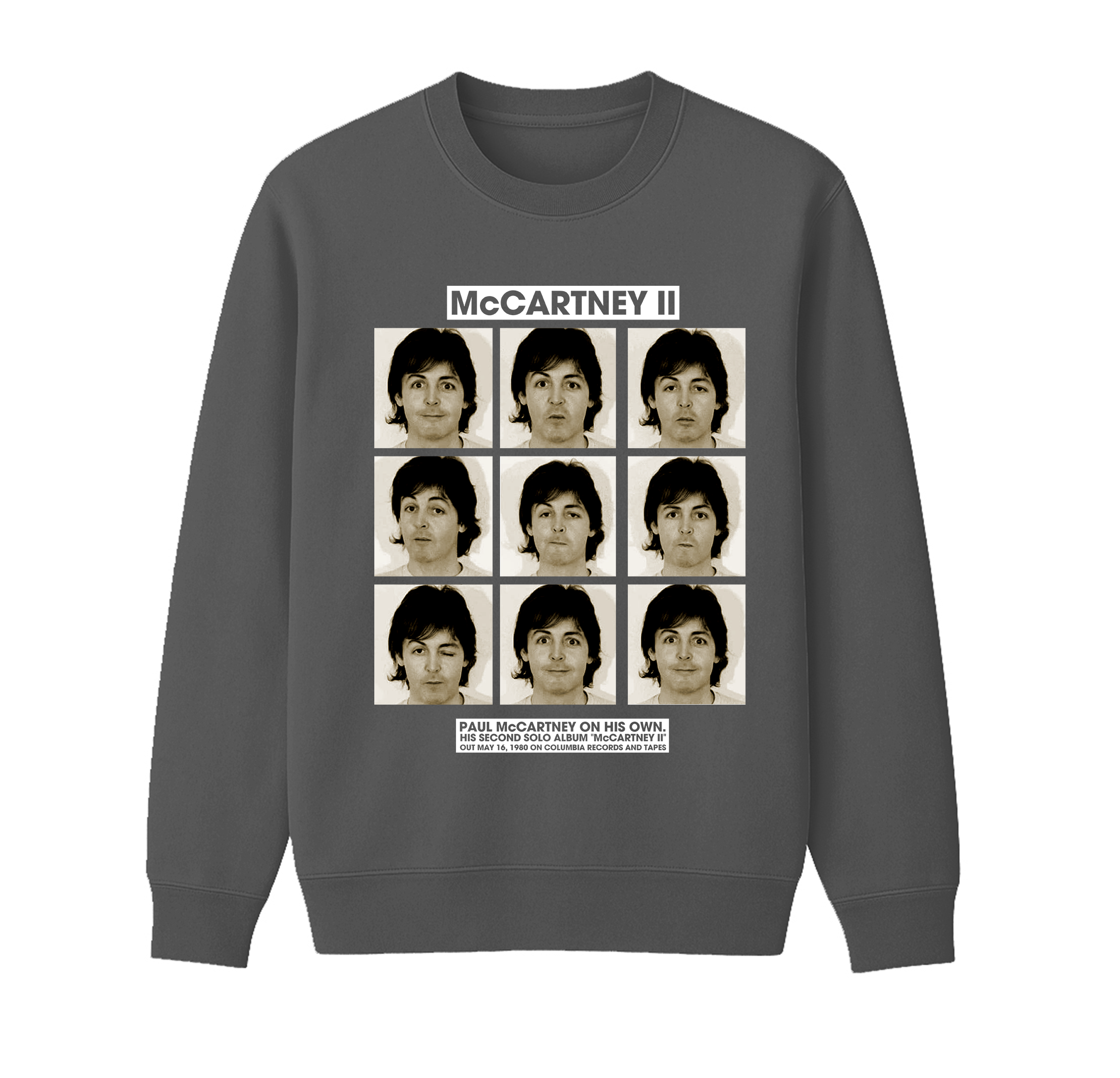 Paul McCartney  Unisex Cotton Creneck Sweatshirt