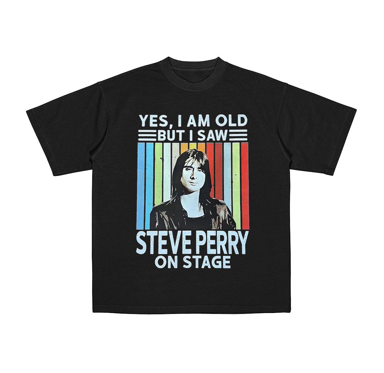 Yes I Am Old But I Saw Steve Perry On Stage ,Journey Band Cotton Unisex T-Shirt