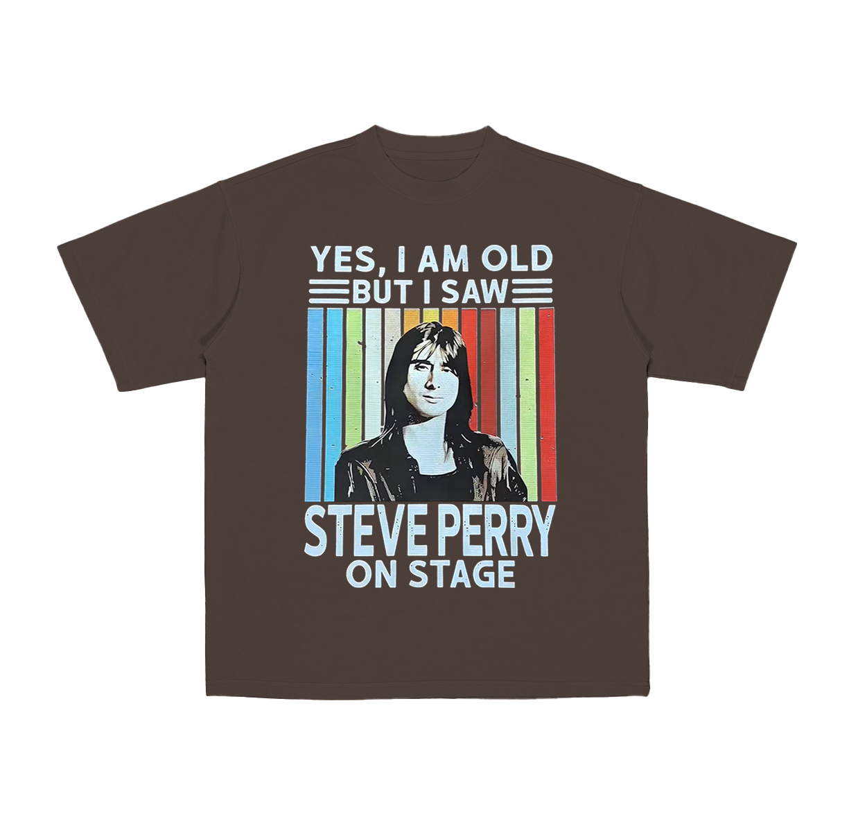 Yes I Am Old But I Saw Steve Perry On Stage ,Journey Band Cotton Unisex T-Shirt