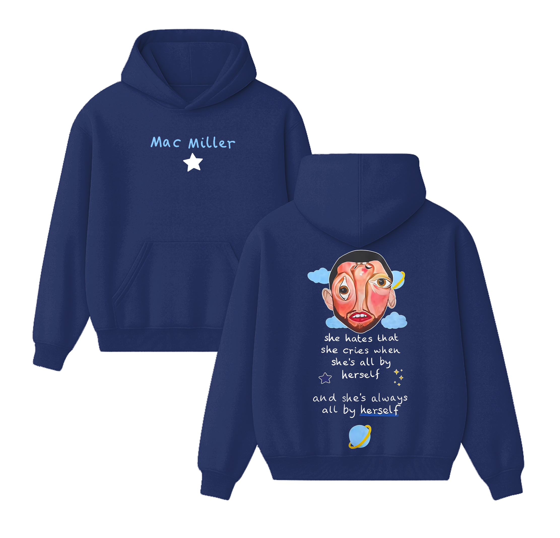 Mac Miller - Stoned Cotton Unisex Hoodie