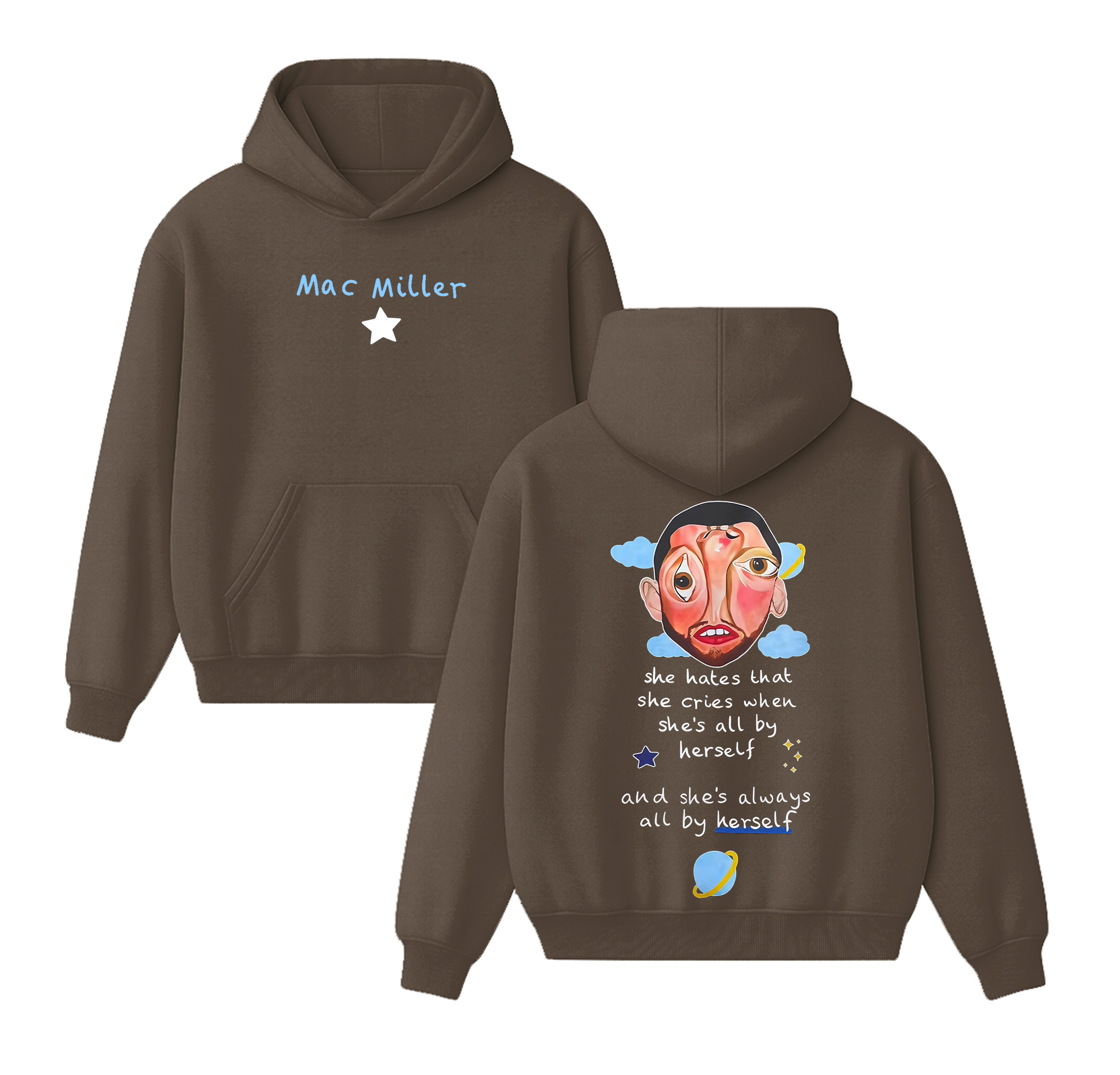 Mac Miller - Stoned Cotton Unisex Hoodie