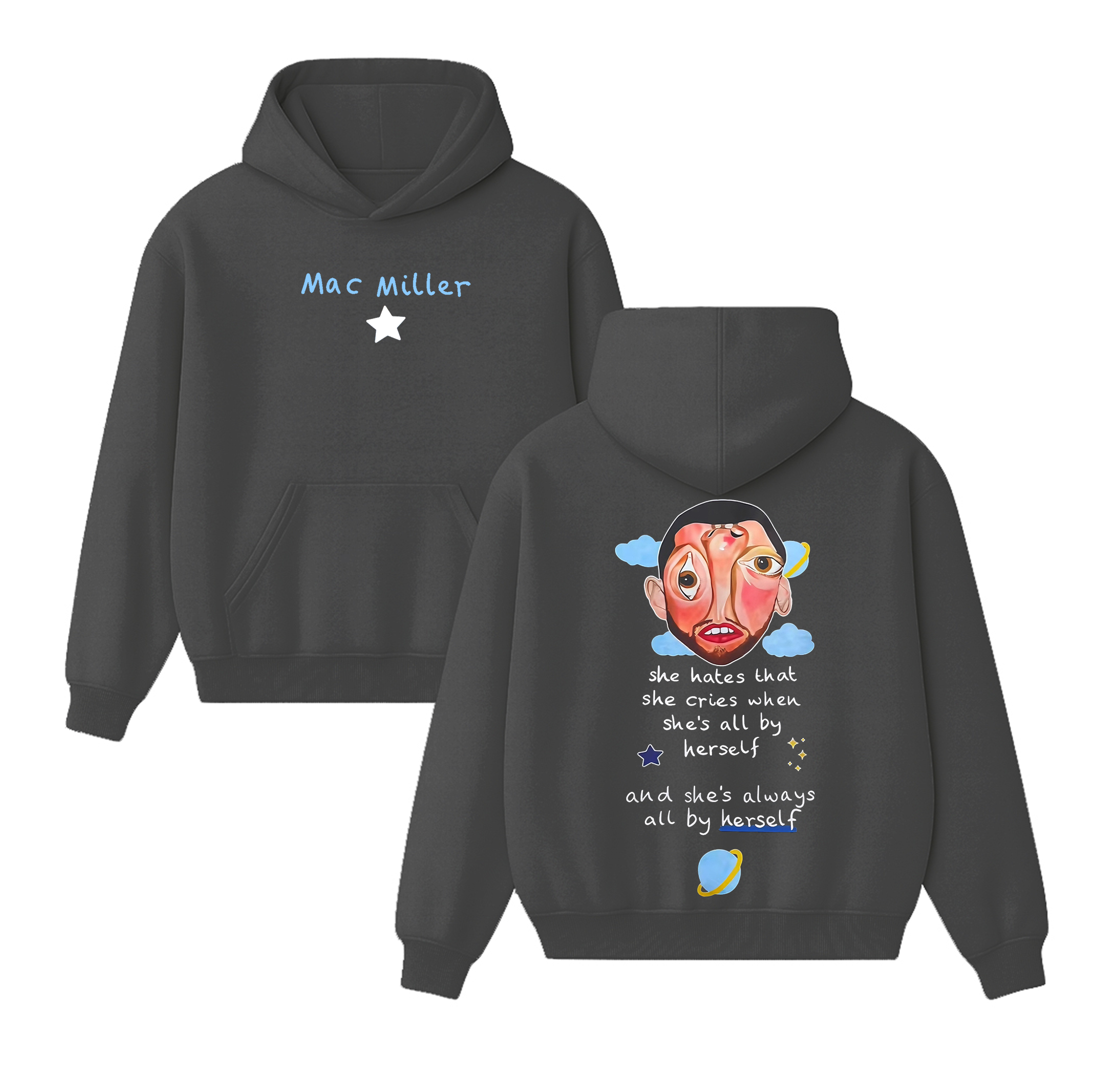 Mac Miller - Stoned Cotton Unisex Hoodie