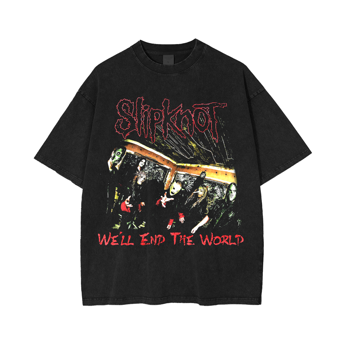 Vintage,Slipknot We'll End The World Washed Unisex T-Shirt