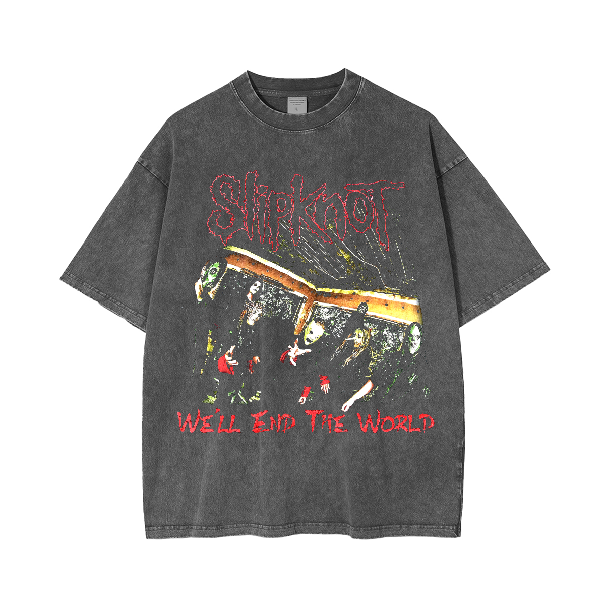 Vintage,Slipknot We'll End The World Washed Unisex T-Shirt