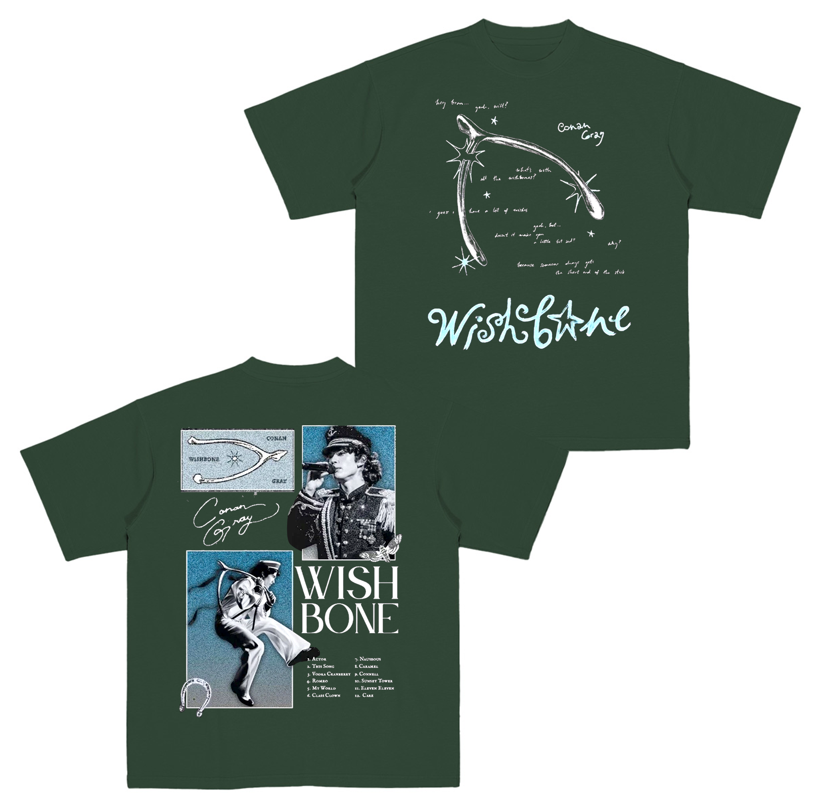 Conan Gray Inspired Wishbone Vintage Cotton Unisex T-shirt