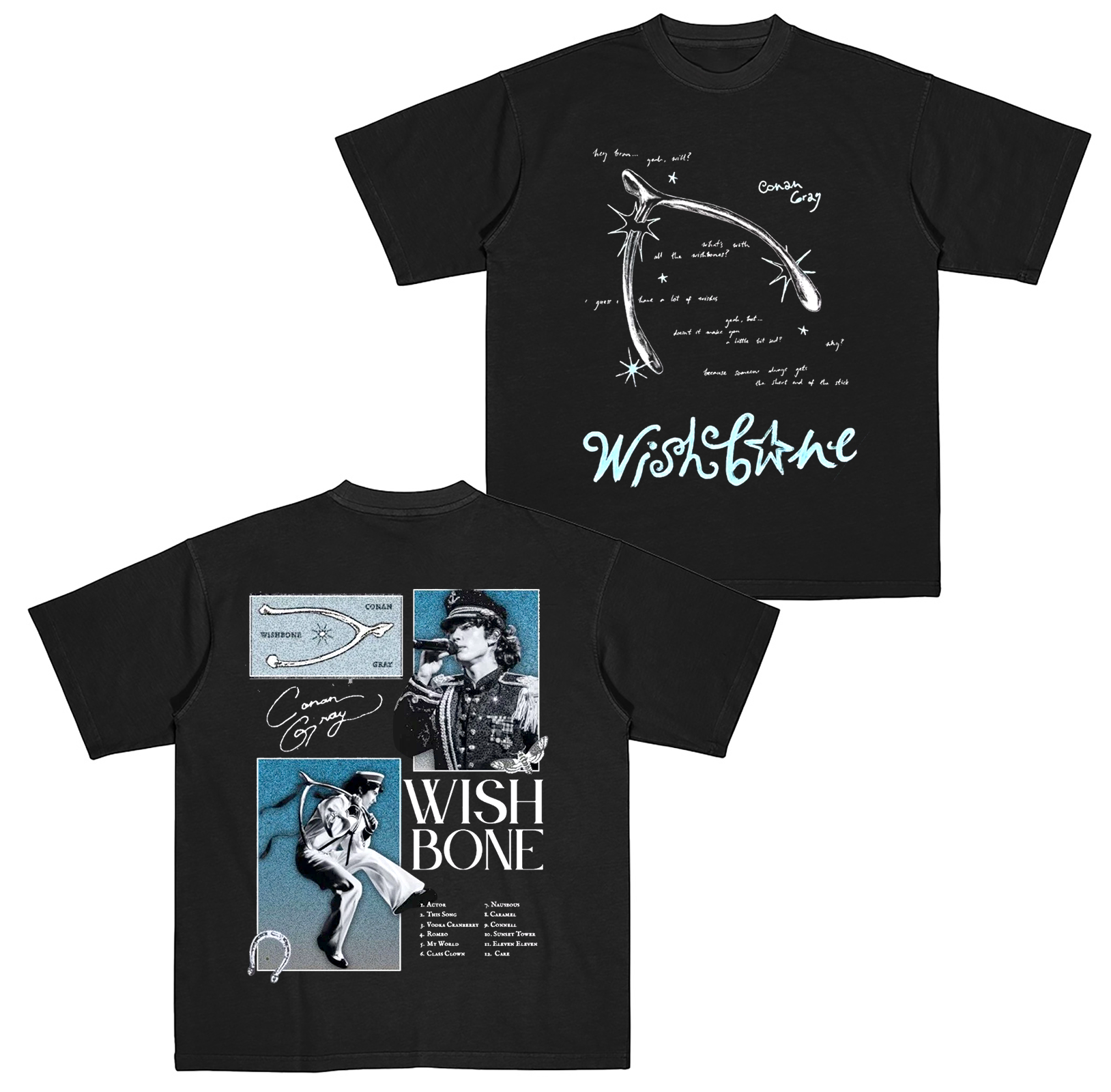 Conan Gray Inspired Wishbone Vintage Cotton Unisex T-shirt