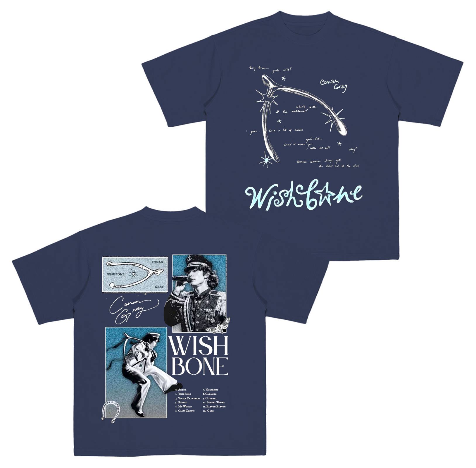 Conan Gray Inspired Wishbone Vintage Cotton Unisex T-shirt