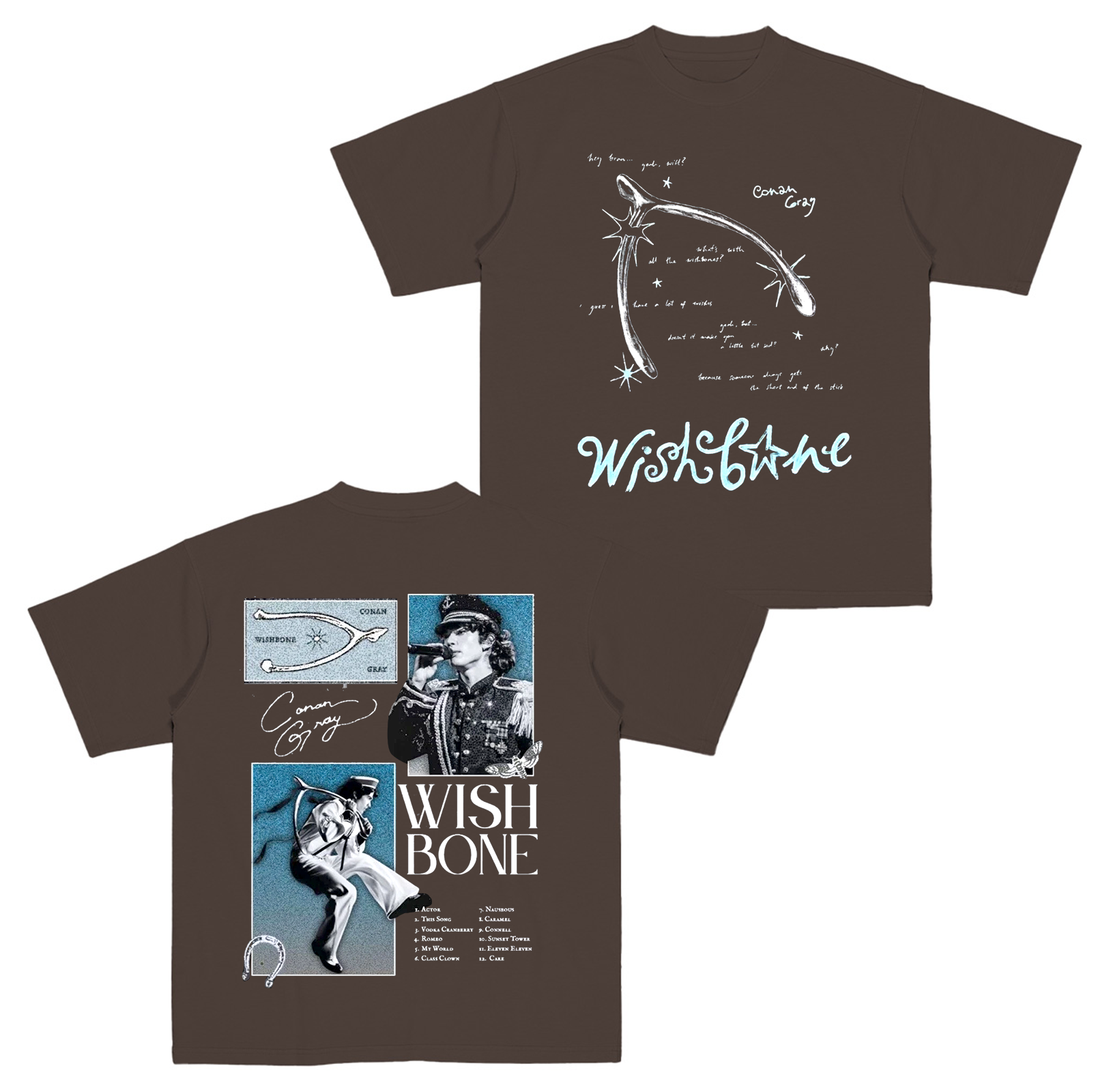 Conan Gray Inspired Wishbone Vintage Cotton Unisex T-shirt