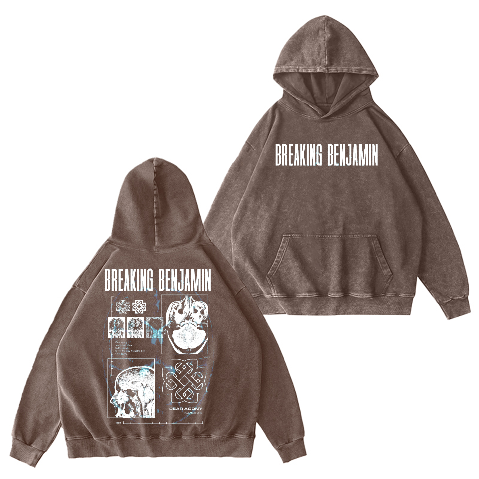 Breaking Benjamin Washed Unisex Hoodie